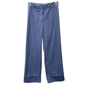 Sezane Corduroy Crop Cuffed Wide-Leg Pants